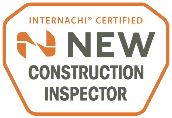 Certified home inspection badge with Internachi certification and new construction inspector designation for Big Country Home Inspections.