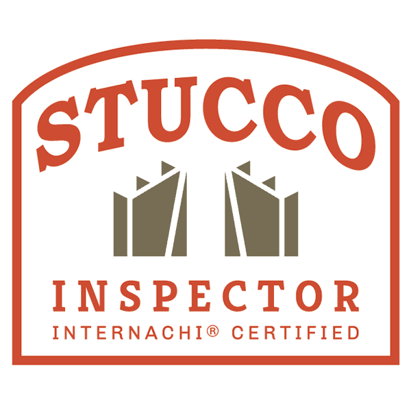 Stucco Inspector logo with certification for home inspection services.