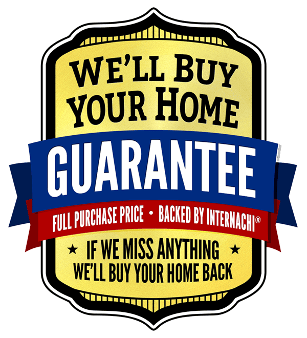 Buy your home guarantee badge from Big Country Home Inspections, real estate inspection services, homebuyer protection, certified home inspection, property assessment, home purchase confidence.